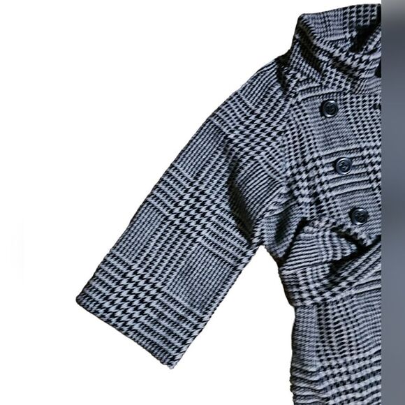 Women's COVINGTON Wool Trench Coat Large - Picture 5 of 6